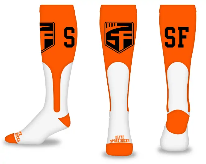 Custom 2-in-1 (9'') - Knee-high - Blank Slate Style Socks