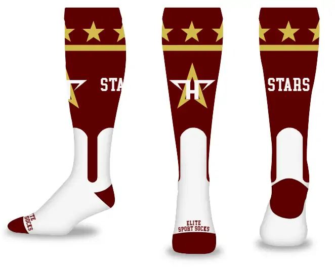 Custom 2-in-1 - Knee-high - Stars Style Socks