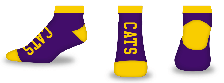 Custom Text - Low-ankle - Blank Slate Style Socks