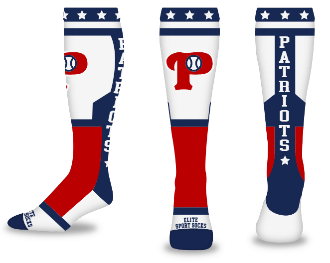 Patriotic - Knee-high - Patriotic Style Socks