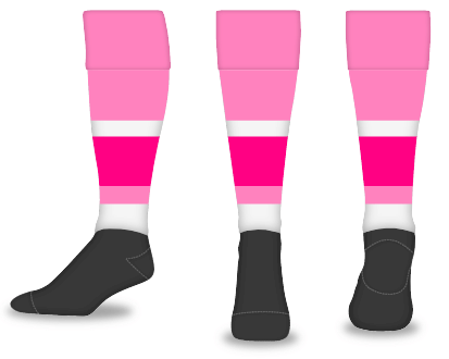 Euro Fold-Over Striped - Calf-sleeve - Pattern #5 Style Socks